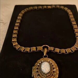Antique Victorian locket necklace
